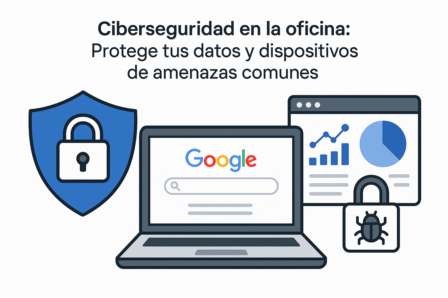 Persona usando un gestor de contraseñas para seguridad en la oficina