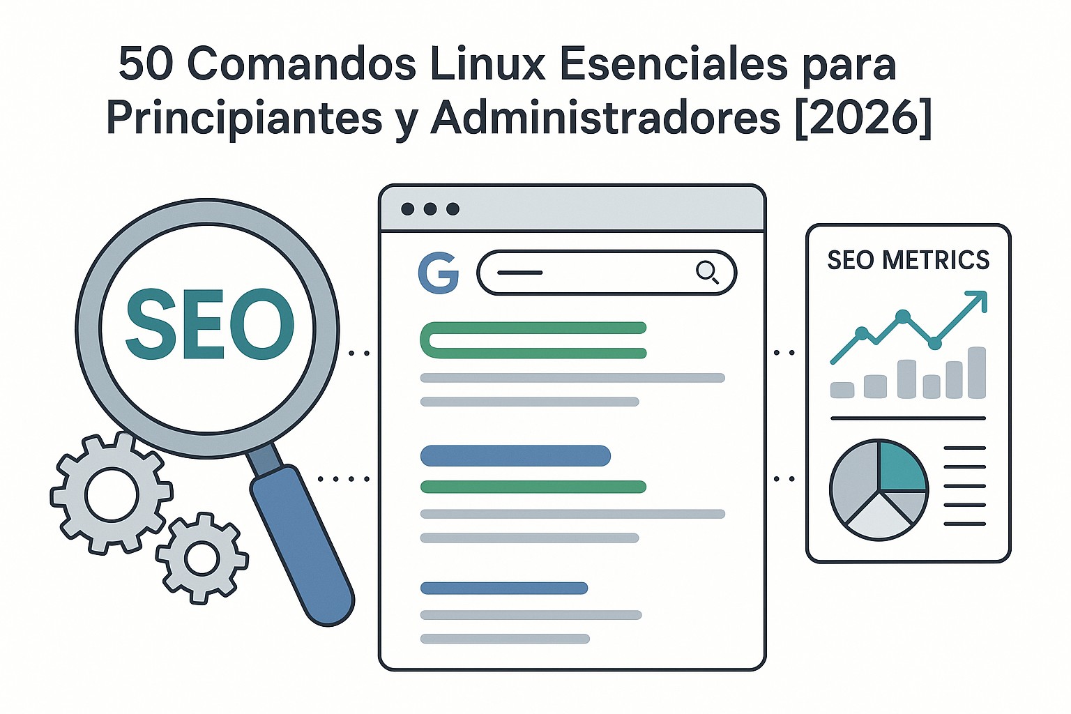 Diagrama sobre comandos linux esenciales