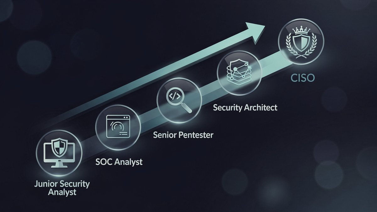 Ruta de carrera en ciberseguridad: de Analista Junior a CISO