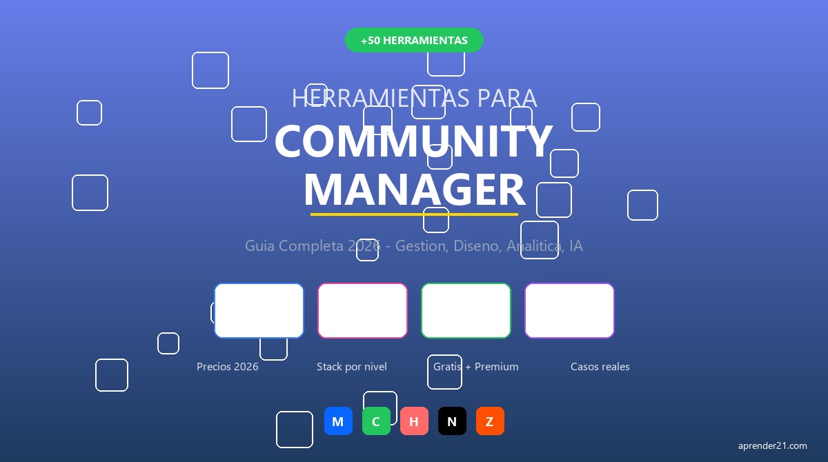 Herramientas esenciales para Community Manager - gestión de redes sociales 2026
