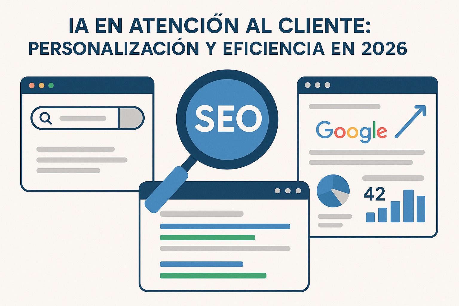Diagrama sobre ia atencion cliente personalizacion 2026