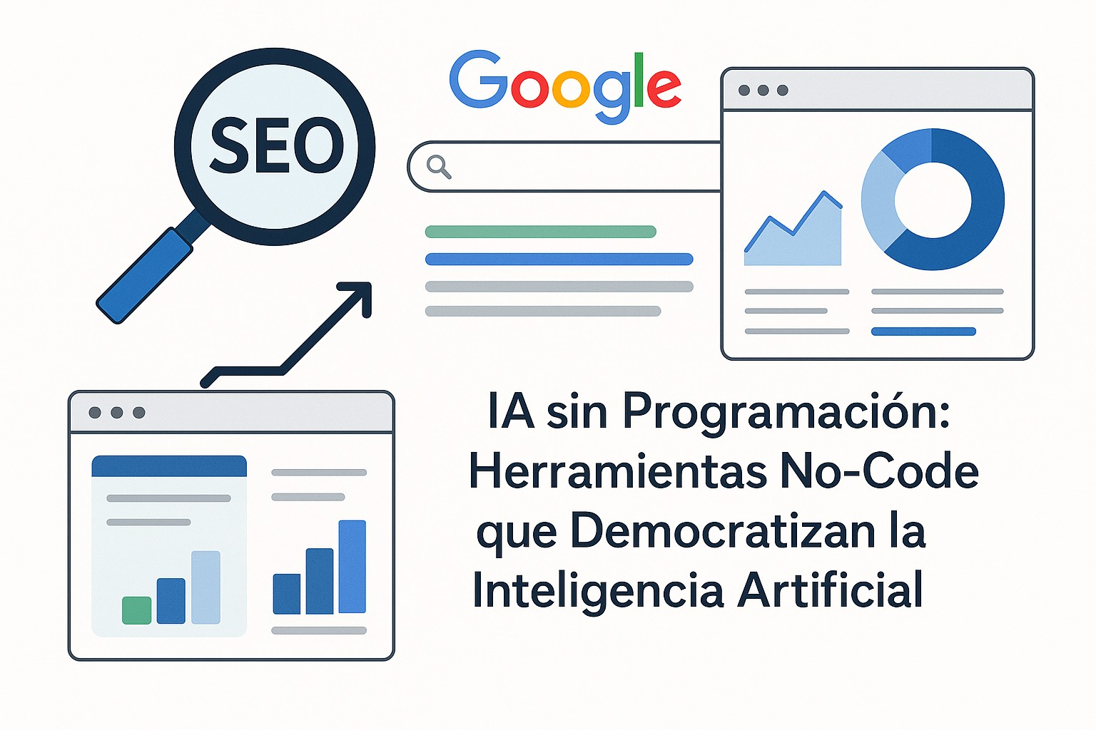 Diagrama sobre ia sin programacion herramientas nocode