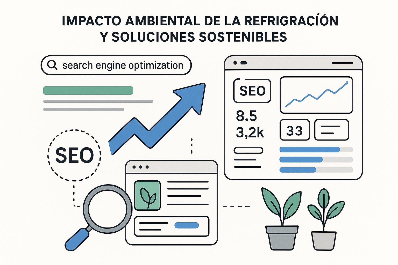 Diagrama sobre impacto ambiental refrigeracion