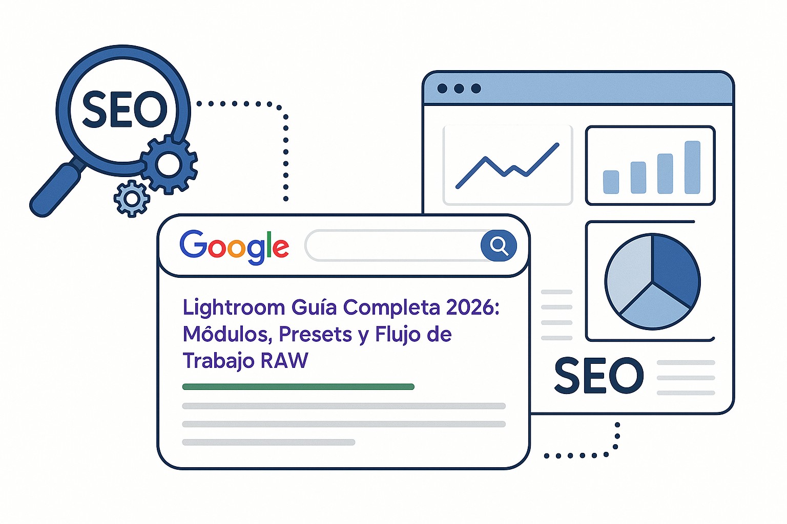 Diagrama sobre lightroom guia completa