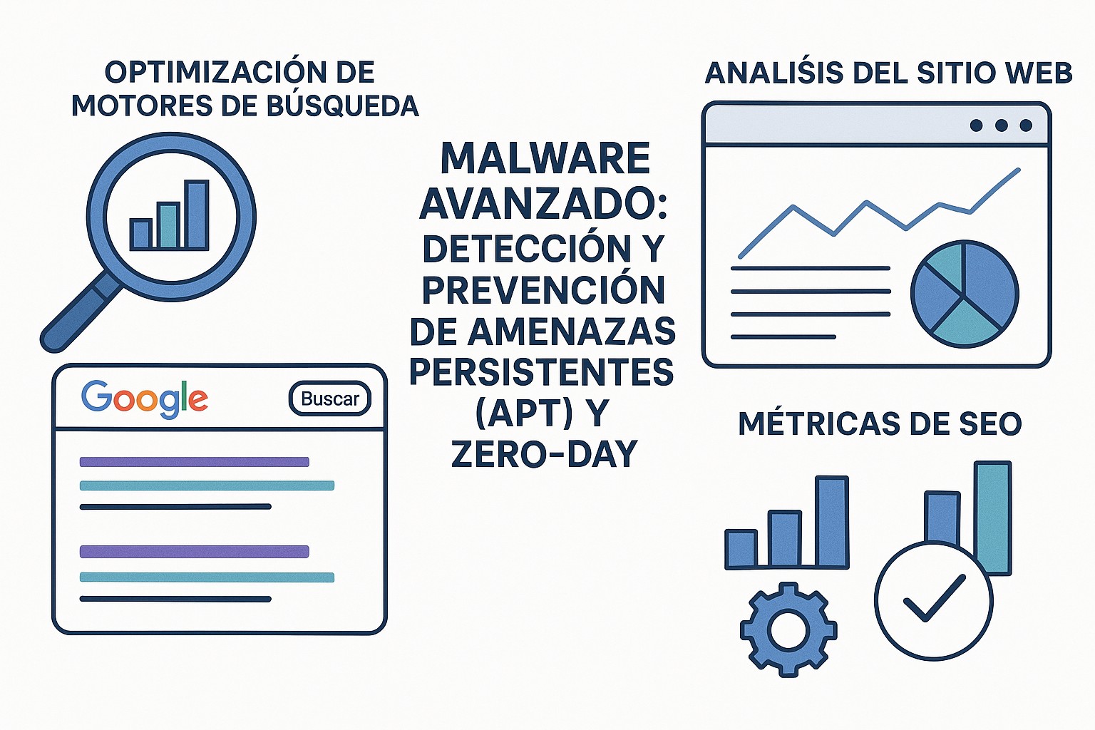 Representación visual de un sistema SIEM correlacionando eventos para detectar amenazas