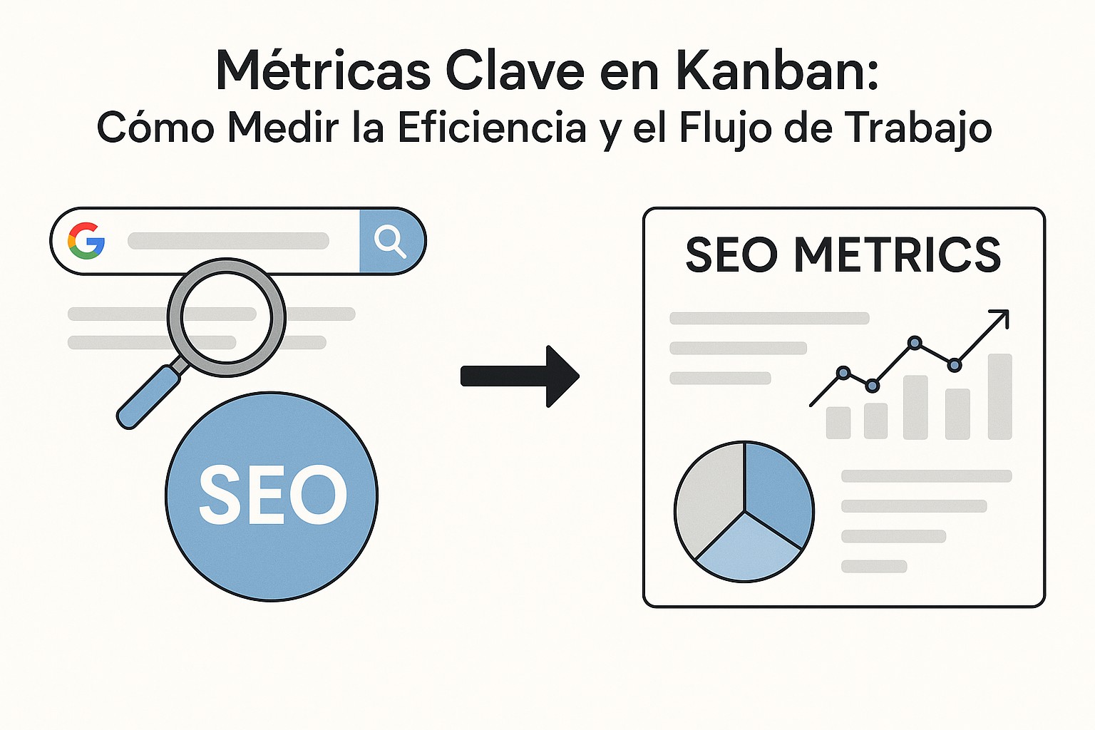 Visualización de un tablero Kanban con tareas en diferentes estados y límites de WIP