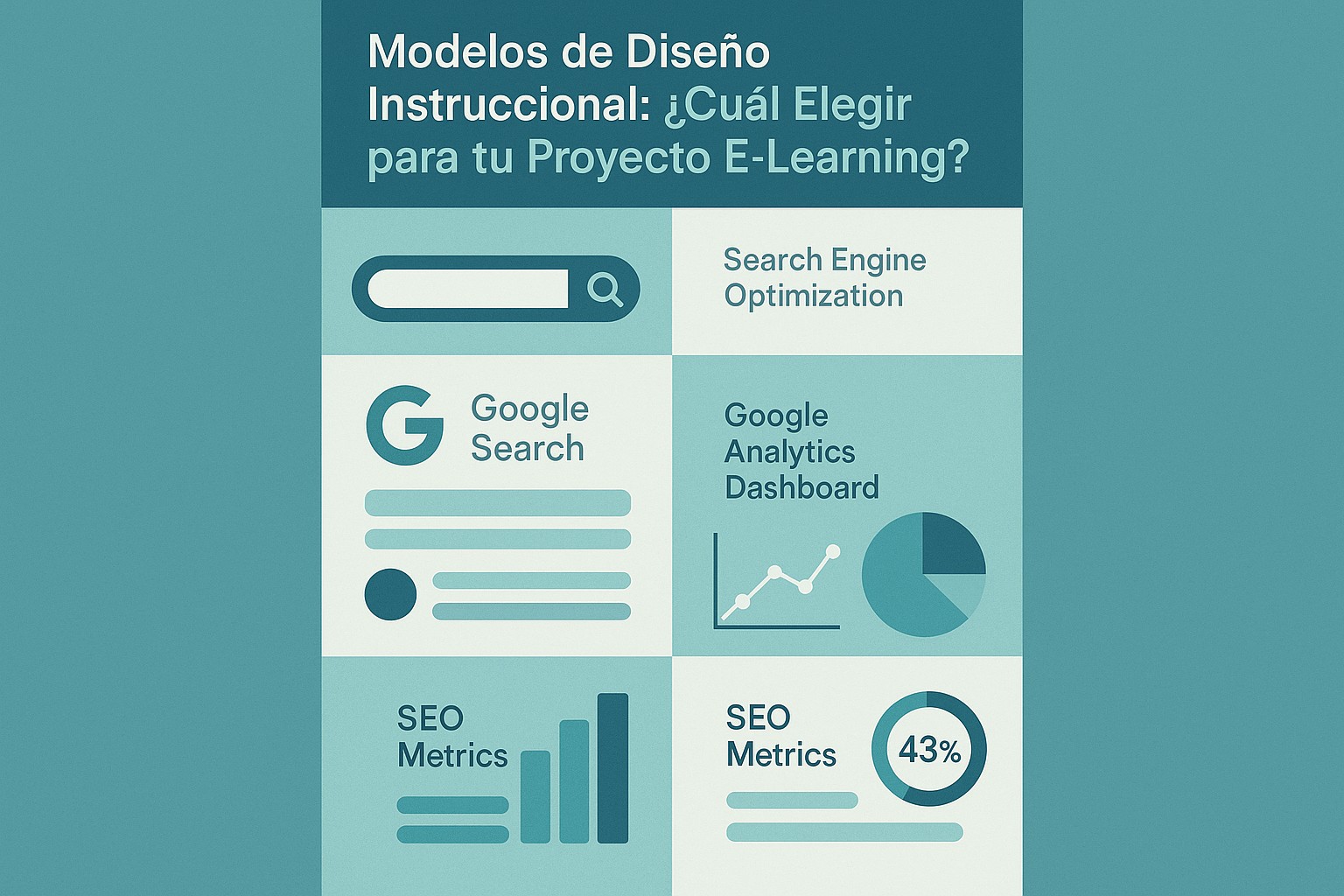 Infografía: conceptos clave de Modelos de Diseño Instruccional: ¿Cuál Elegir para tu Proyecto E-Learning?