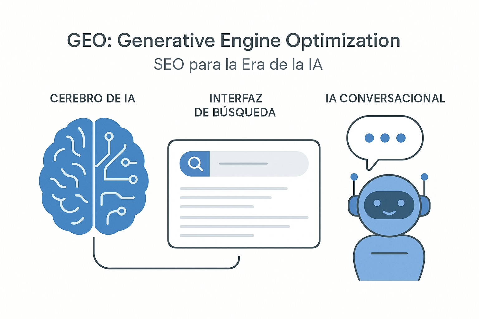 Diagrama sobre que es geo seo