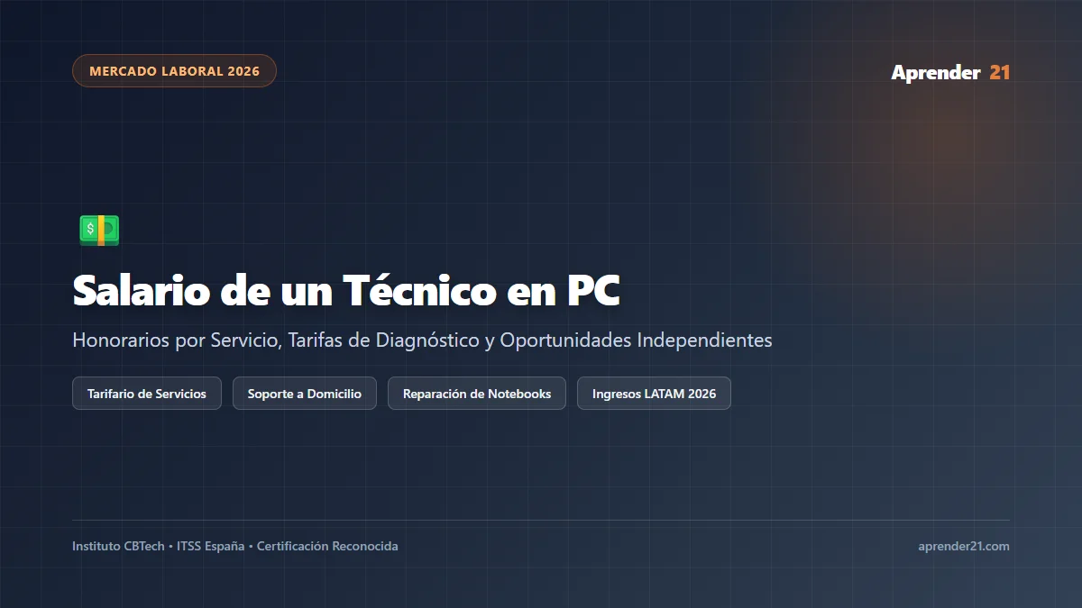 Salario de Técnico en Reparación de PC: LATAM 2026